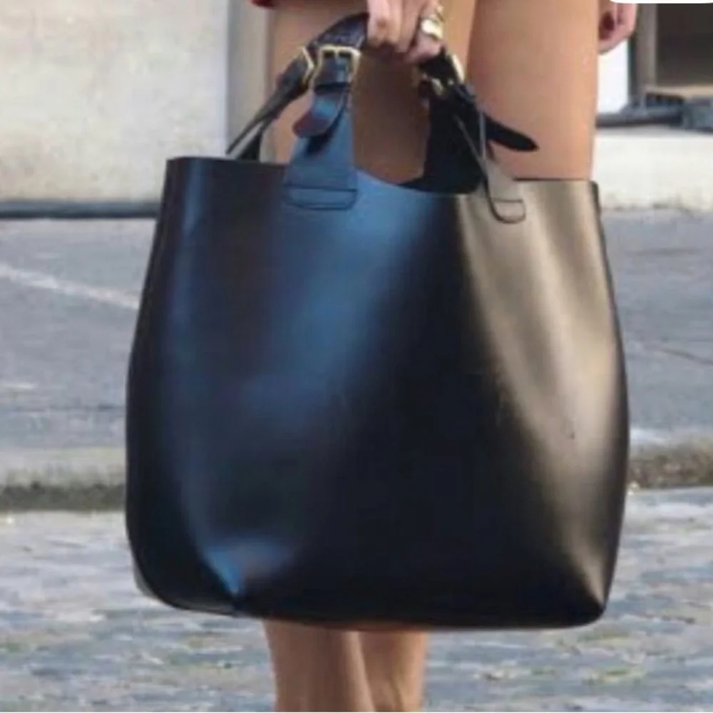 Zara leather large tote bag - Picture 9 of 9